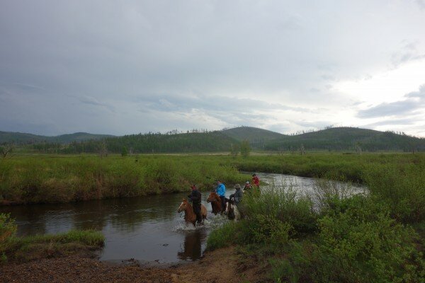 River crossings on wild Mongolian ponies